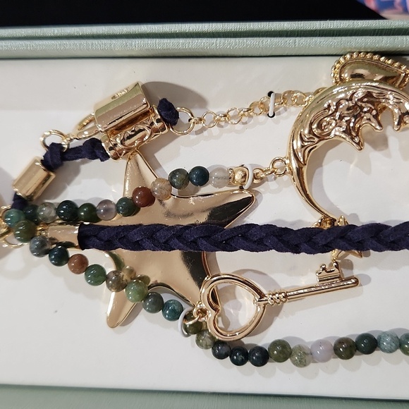 🖤🔹️Atterri 🔹️Mystical Semi precious Bag Charm Key Chain ✨ - Picture 3 of 7